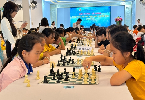 254 vận động viên tranh tài tại Giải cờ vua, cờ tướng Thanh thiếu nhi Thừa Thiên Huế