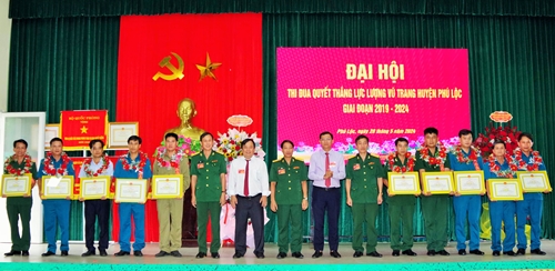 Phú Lộc tổ chức Đại hội thi đua lực lượng vũ trang, giai đoạn 2019 - 2024