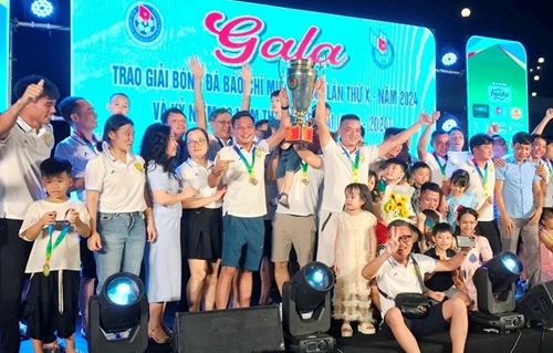 Lễ Gala bế mạc và tổng kết trao Giải bóng đá báo chí miền Trung lần thứ 10