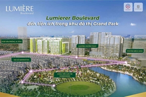Lumiere Boulevard hưởng trọn hệ sinh thái tiện ích tại Vinhomes Grand Park