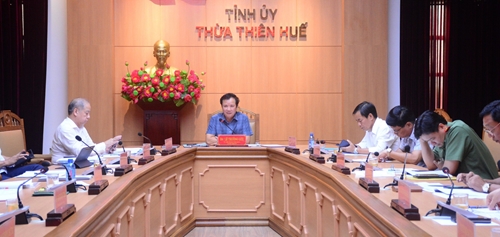 Duyệt nội dung, chương trình Đại hội đại biểu MTTQ Việt Nam tỉnh lần thứ X