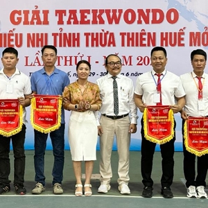 280 vận động viên tranh tài tại Giải Taekwondo Thanh thiếu nhi