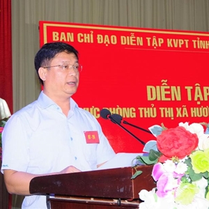 Khai mạc diễn tập khu vực phòng thủ thị xã Hương Thủy năm 2024