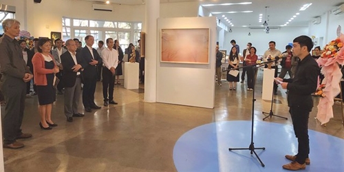 Exhibition of 43 new works of art students