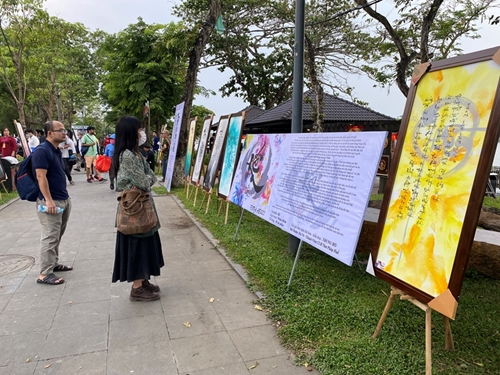 100 works on exhibition at Hue calligraphy space