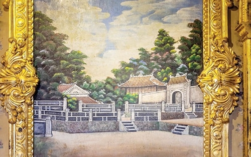 Decoding the sixth mural at An Dinh Palace