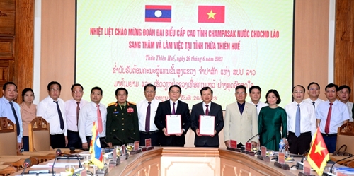 Fostering friendship​ and cooperation with Champasak province