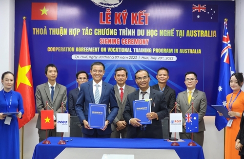 Cooperation agreement on vocational training program in Australia signed