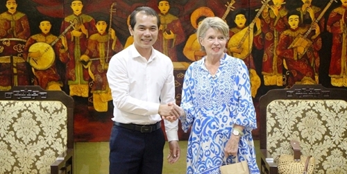 Hue City hosted a courtesy call on President of Bretagne - Vietnam Association