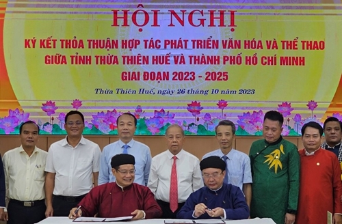 Thua Thien Hue and Ho Chi Minh City cooperate to promote culture and images of the two localities