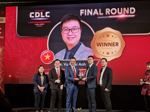Hue Central Hospital won the first prize for The Southeast Asian Laparoscopic Challenge 2023