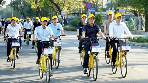 Re-launching the system of public shared bikes in Hue City