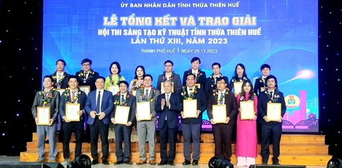 Thue Thien Hue province wins 5 awards at the 17th National Technical Innovation Contest