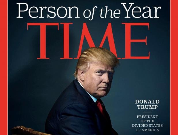 ​Tạp chí Time chọn ông Trump là “Nhân vật của năm” 