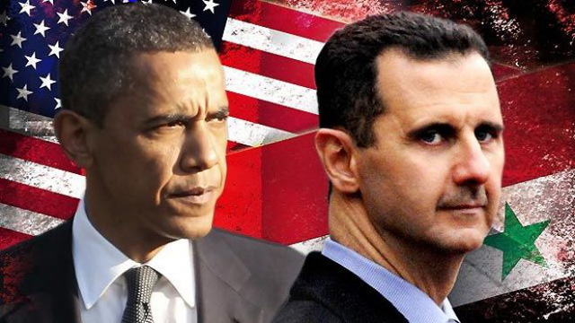 Tổng thống Mỹ Barack Obama (trái) và Tổng thống Syria Bashar al-Assad. (Ảnh: EPA)