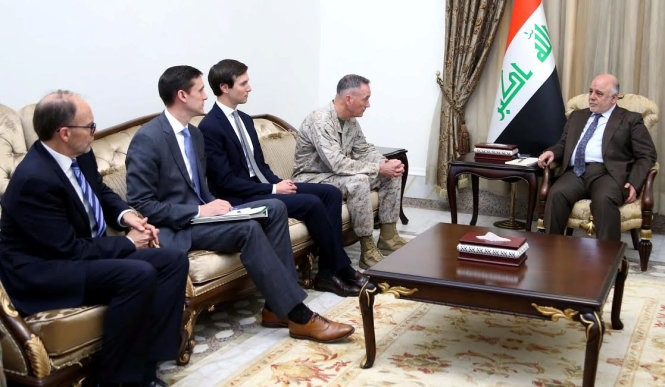 ​Con rể ông Trump gặp thủ tướng Iraq ở Baghdad 