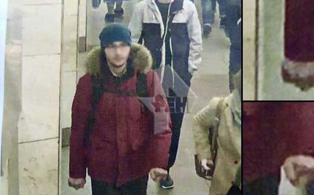 Thanh niên bị cho là nghi phạm trong vụ nổ bom trên tàu điện ngầm ở thành phố St.Peterburg của Nga chiều 3/4. (Ảnh: RenTV)