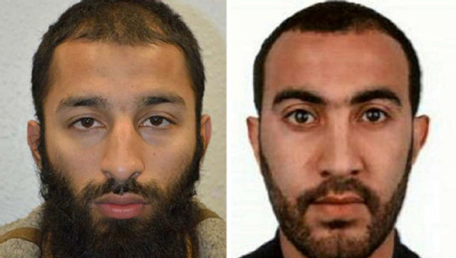 Nghi phạm Khuram Shazad Butt (trái) và Rachid Redouane. (Ảnh: Metropolitan Police)