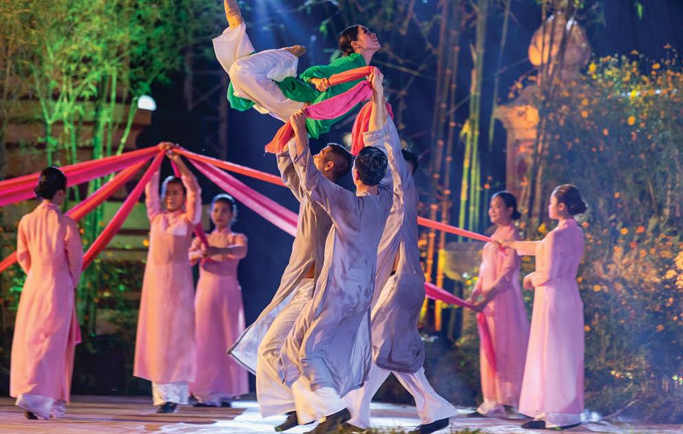 A performance in the opening ceremony