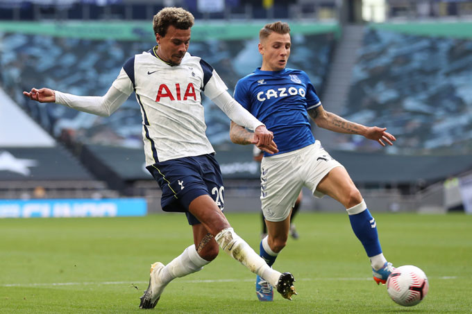 Tottenham đối đầu với Everton là trận cầu tâm điểm trong ngày Chủ Nhật