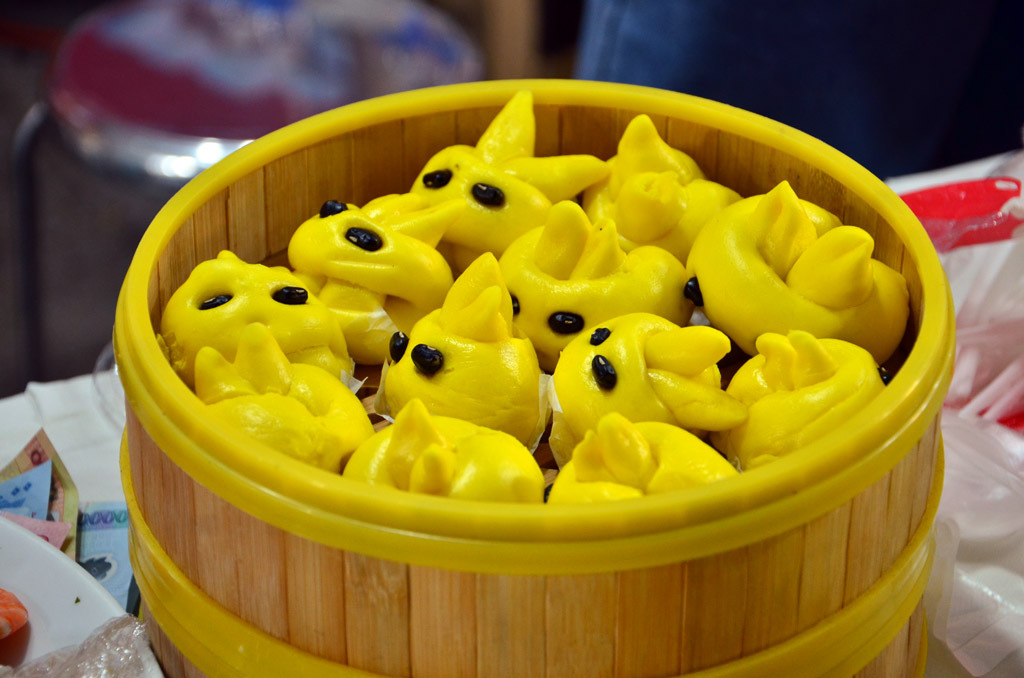 Unique animal shaped dumplings from Ha Noi