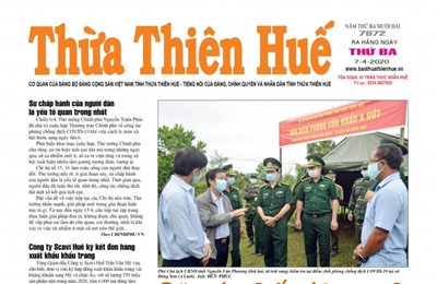 Tin tức mới nhất về dịch COVID-19 sẽ có trên báo Thừa Thiên Huế số 7872