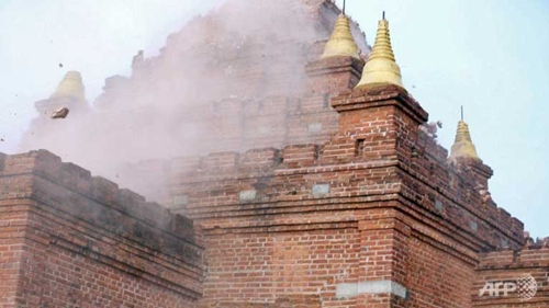Myanmar Động đất mạnh làm hư hại gần 200 chùa cổ