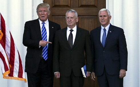 Trump chỉ định “tu sĩ chiến binh” Mattis làm Bộ trưởng Quốc phòng