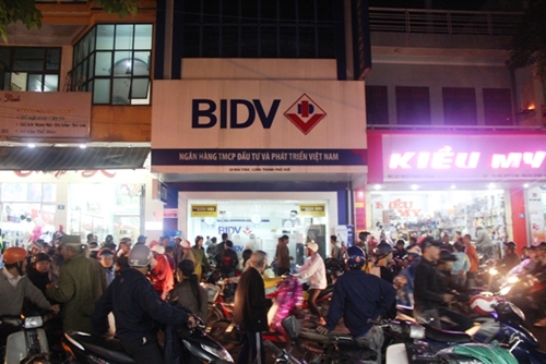 Phòng giao dịch ngân hàng BIDV Thành Nội bị cướp