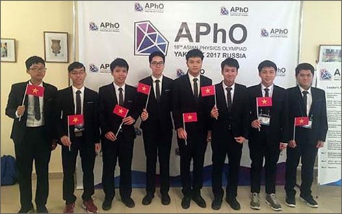 7 học sinh Việt Nam đoạt giải Olympic Vật lý châu Á năm 2017