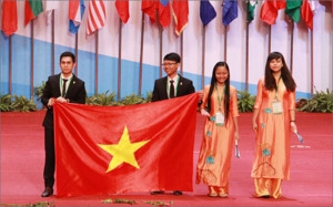 Việt Nam đoạt 1 HCV, 2 HCB kỳ thi Olympic Sinh học quốc tế năm 2017