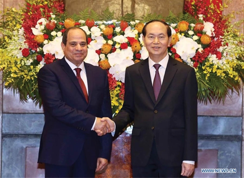 Tổng thống Ai Cập thăm cấp Nhà nước đến Việt Nam