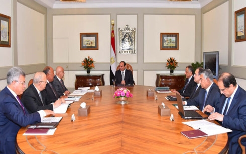 Tổng thống Ai Cập họp Chính phủ sau chuyến công du Châu Á