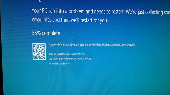 Windows 10 Gặp Lỗi Màn Hình Xanh Chết Chóc Sau Khi Cập Nhật