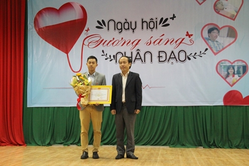 Honoring the teams, individuals with excellent achievements in blood donation