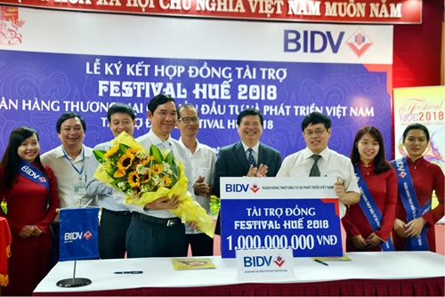 BIDV is the Bronze sponsor for Hue Festival 2018