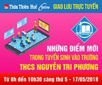Những điểm mới trong tuyển sinh vào Trường THCS Nguyễn Tri Phương