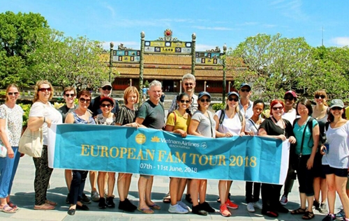 European tour operators felt impressed with tourist spots in Hue