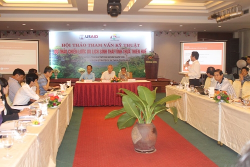 Workshop on draft ecotourism strategy in Quang Nam and Thua Thien Hue