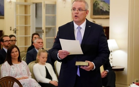 Thủ tướng mới của Australia tuyên thệ nhậm chức