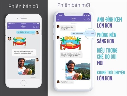 Viber cải tiến giao diện trò chuyện mới, nhanh hơn và đẹp hơn