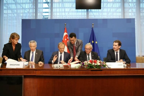 EU, Singapore ký kết Hiệp định Thương mại Tự do