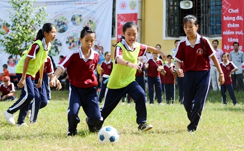The model of community football in Hue will be expanded to many places