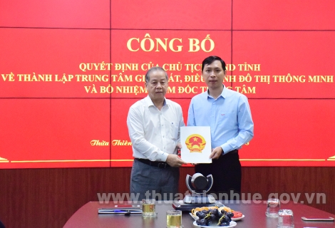 Thua Thien Hue Smart City Monitoring and Control Center officially put into operation