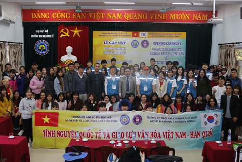 Opening Vietnam – Korea winter international volunteer program