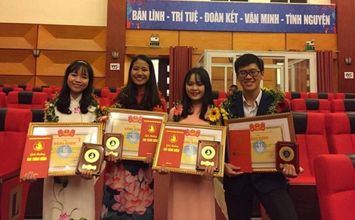 4 sinh viên Huế đạt giải thưởng “Sao tháng Giêng” cấp Trung ương