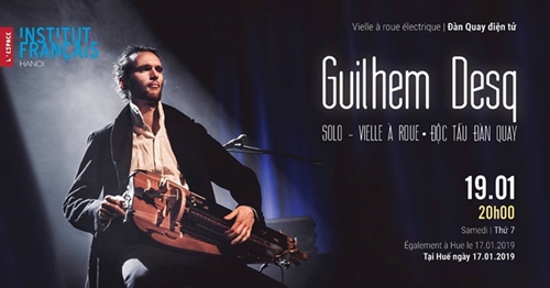 French musician Guilhem Desq to perform Hurdy-gurdy solo in Hue
