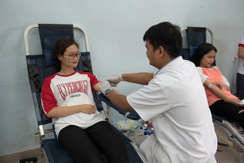 Tiếp nhận gần 250 đơn vị máu trong ngày hội hiến máu chủ nhật đỏ