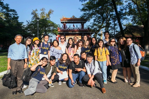 Hue is educational travel destination of Japanese tourists