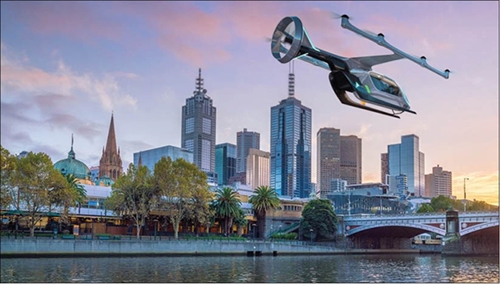 Uber sẽ triển khai dịch vụ taxi bay tại Melbourne Australia